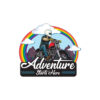 adventure starts here sticker