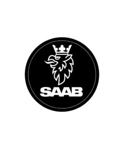 Saab logo origineel zwart
