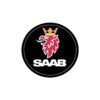 saab logo black sticker