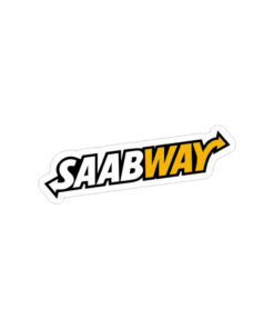 saabway sticker subway