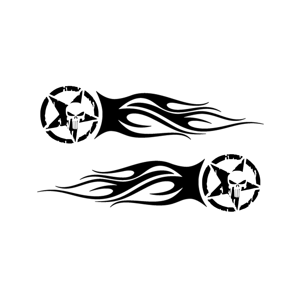 US army star tank stickers Punisher