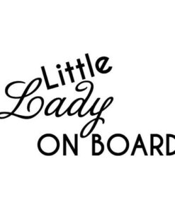 Little lady on board