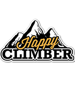 Happy climber