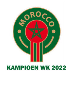 marokko kampioen wk 2022 sticker