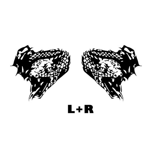 slangen stickers