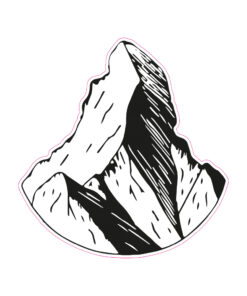 matterhorn berg sticker