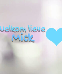 welkom lieve naam jongen