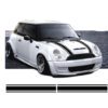 mini cooper racing stripes betaalbaar