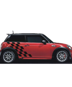 mini cooper race stickers grid racegrid racevlag r r