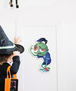 grote monster stickers halloween kinderkamer deur