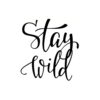 stay wild avontuurlijke sticker betaalbaar