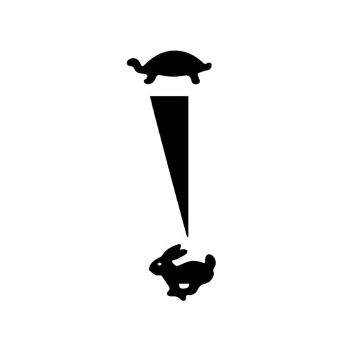schildpad haas gashendel sticker throttlesticker rabbit turtle