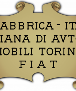 Fiat Logo sticker 1899-1901