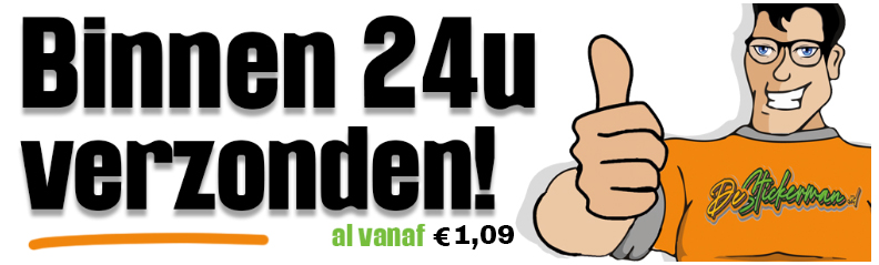binnen 24 u verzonden al vanaf 1,09