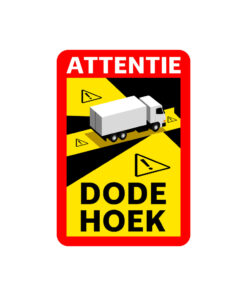 angles morts dode hoek sticker kwaliteit!