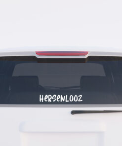 Car back view mock up Template for your sticker, advertising, logo Close up Copy space Decal mockup Empty, blank car back window D rendering
