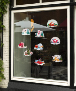 kerstmis raamstickers stuks