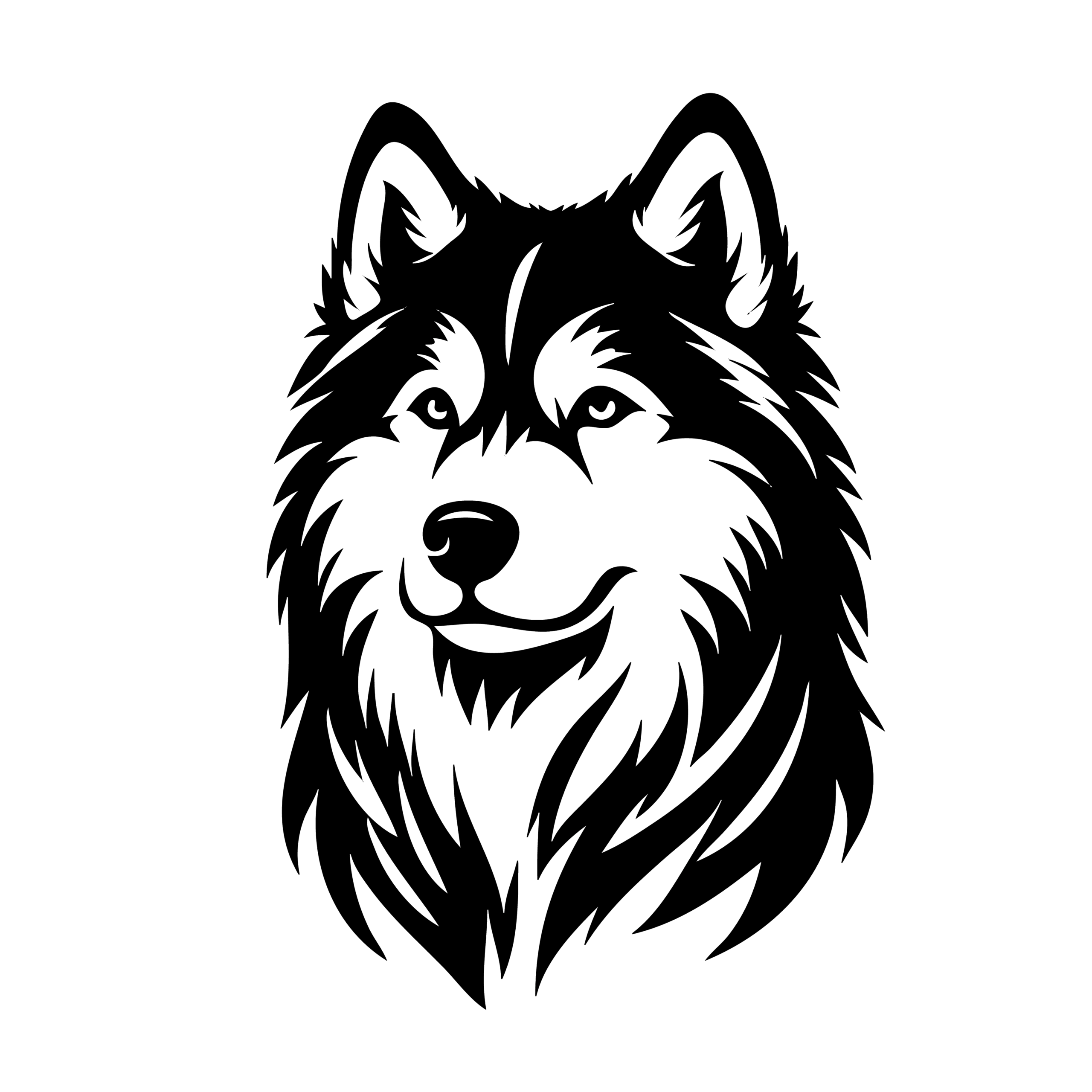 Siberische Husky sticker