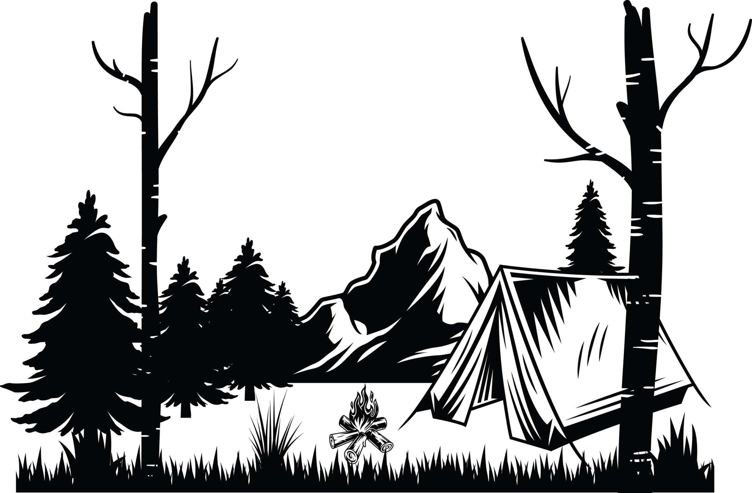 Adventure camping sticker nr 1