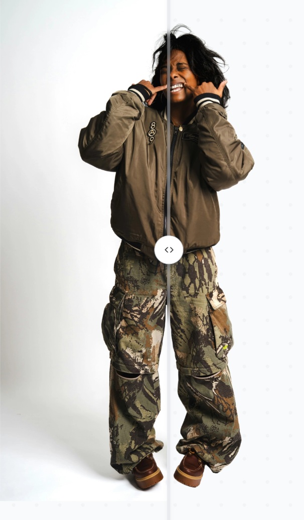 achtergrond verwijderd van portretfoto