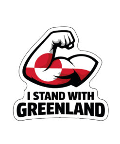 i stand with greenland sticker