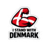 solidair met denemarken en groenland sticker
