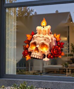 Cute Cartoon Halloween schedel preview