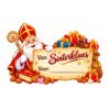 Gepersonaliseerde Sinterklaas sticker | Van Sinterklaas, voor ....... (Variant 4)