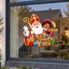 Sinterklaas Raamsticker | Een vrolijke verrassing vol cadeautjes en lekkers preview