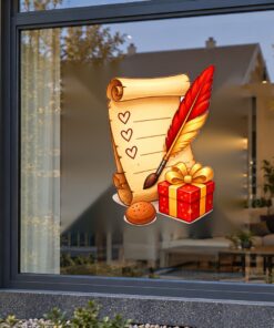 Sinterklaas Raamsticker | Een persoonlijk verlanglijstje vol magie preview