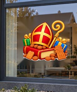 Sinterklaas Raamsticker | Verzameling leuke Sinterklaasdetails preview